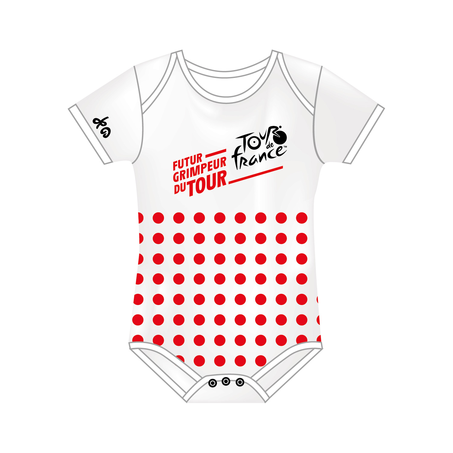 Body Tour de France New Leader Bébé Pois Rouge