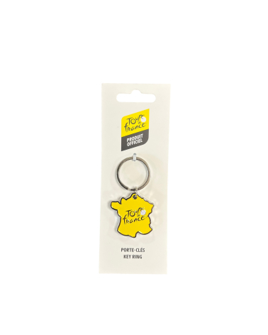 Tour de France Carte de France Keyring
