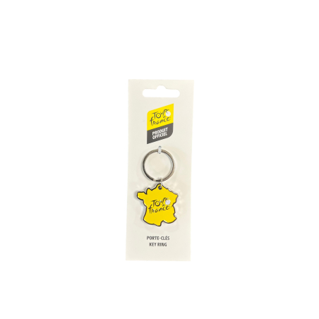 Porte-clés Tour de France Carte de France