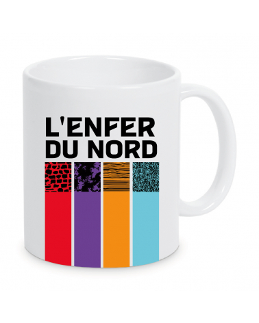 Mug Paris Roubaix Plein Blanc Enfer du Nord