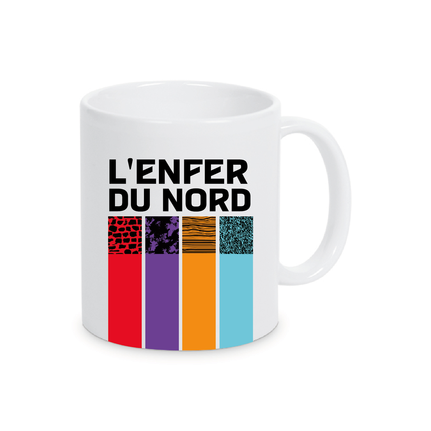 Mug Paris Roubaix Plein Blanc Enfer du Nord