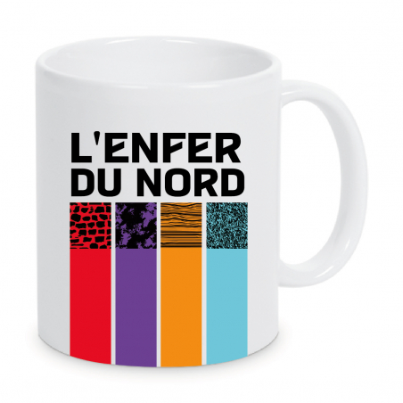 Mug Paris Roubaix Plein Blanc Enfer du Nord