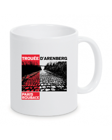 Mug Paris Roubaix Plein Blanc Trouée