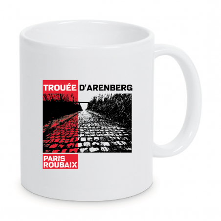 Mug Paris Roubaix Plein Blanc Trouée