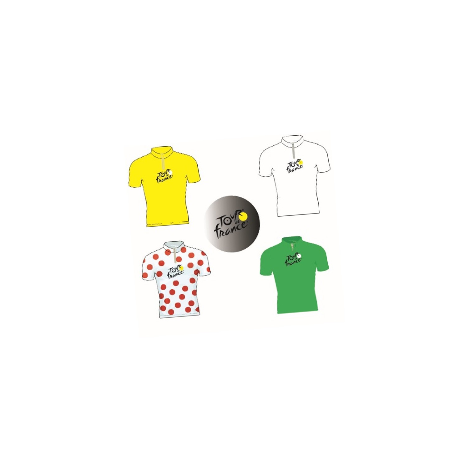 Set de 5 Pin's Tour de France