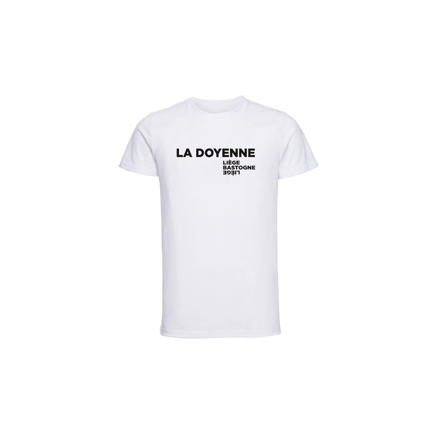 T-shirt Liège Bastogne Liège La Doyenne des Classiques Homme Blanc