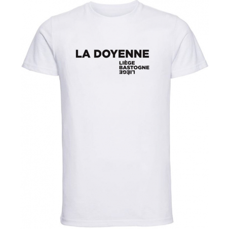 T-shirt Liège Bastogne Liège La Doyenne des Classiques Homme Blanc