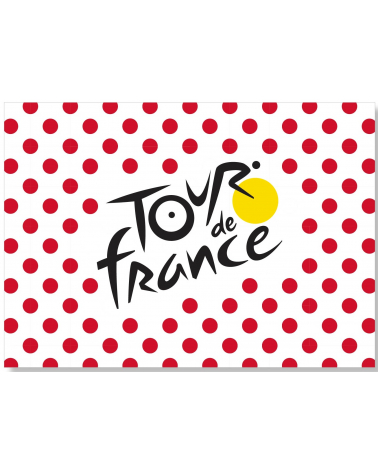 Drapeau Supporter Tour de France Pois